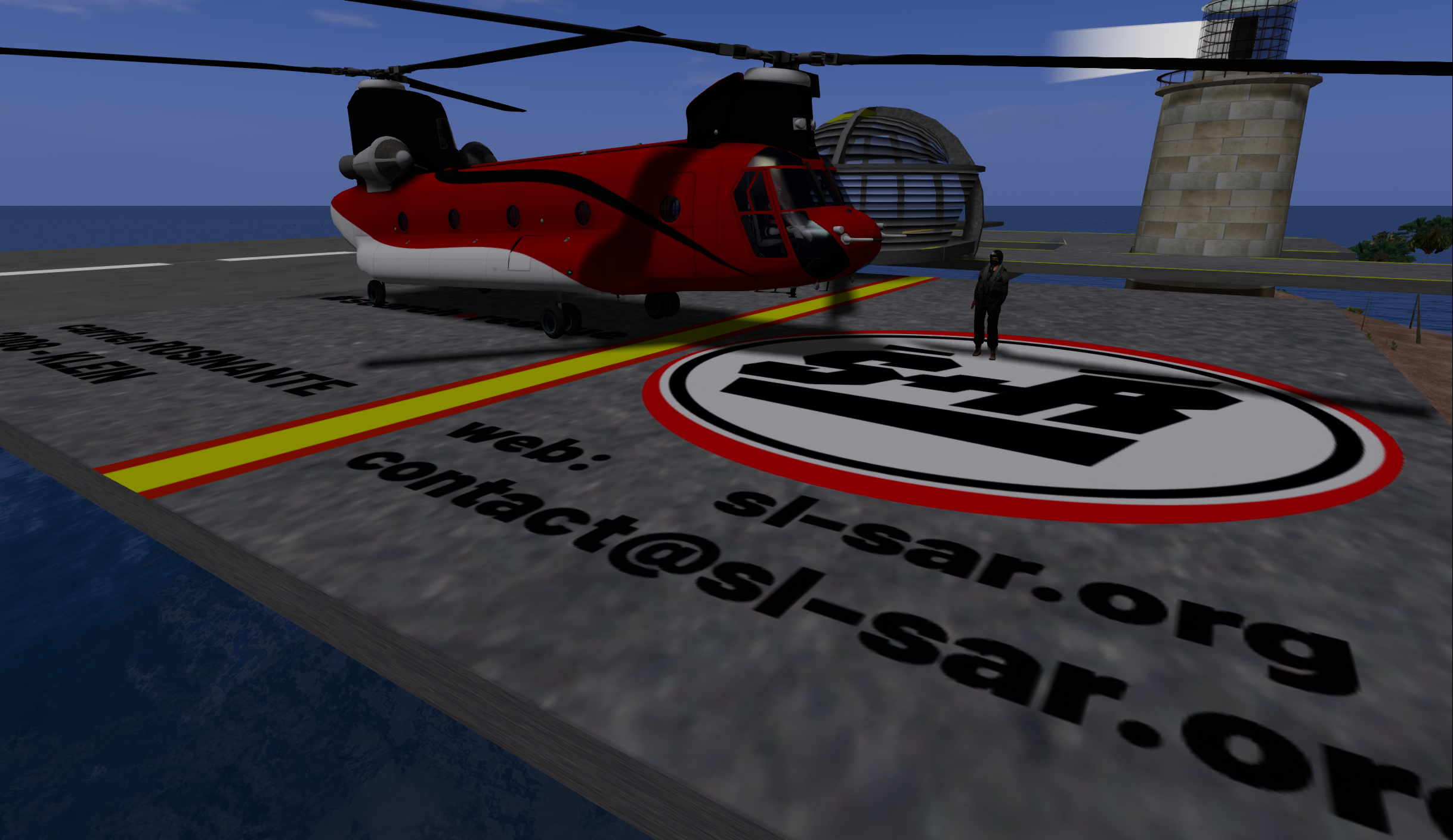 Crew members Tinka and Melia